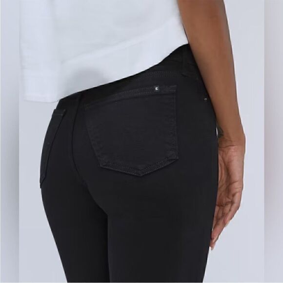 NWT Everlane The Mid-Rise Skinny Stretch Jean in
Black Size 28 - Picture 11 of 12